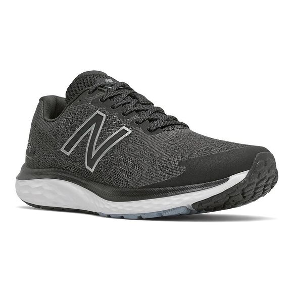 USED New Balance mens 680 V7 Running Shoe 12 X-Wide Black/Star Glo - Picture 1 of 7
